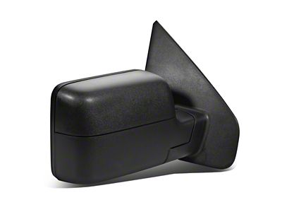 OE Style Powered Heated Side Mirror with Turn Signal; Textured Chrome; Passenger Side (07-08 F-150)