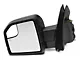 OE Style Powrered Heated Mirror with Puddle Light; Black; Driver Side (15-18 F-150)