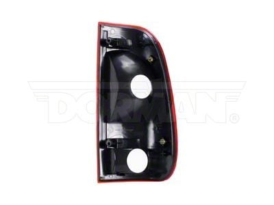 OE Style Tail Light; Chrome Housing; Red/Clear Lens; Driver Side (97-03 F-150)