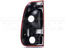 OE Style Tail Light; Chrome Housing; Red/Clear Lens; Passenger Side (97-03 F-150)