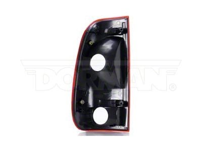 OE Style Tail Light; Chrome Housing; Red/Clear Lens; Passenger Side (97-03 F-150)