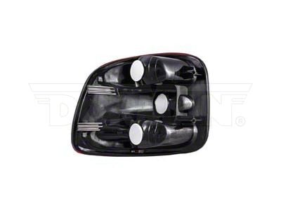 OE Style Tail Light; Chrome Housing; Red/Clear Lens; Passenger Side (97-00 F-150)