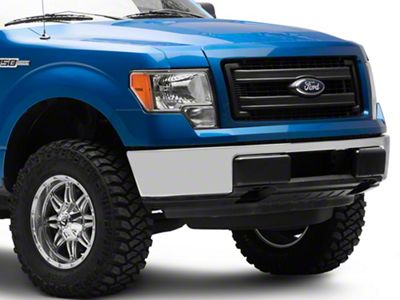 OEM Style Front Bumper without Fog Light Holes; Chrome (09-14 F-150, Excluding Raptor)