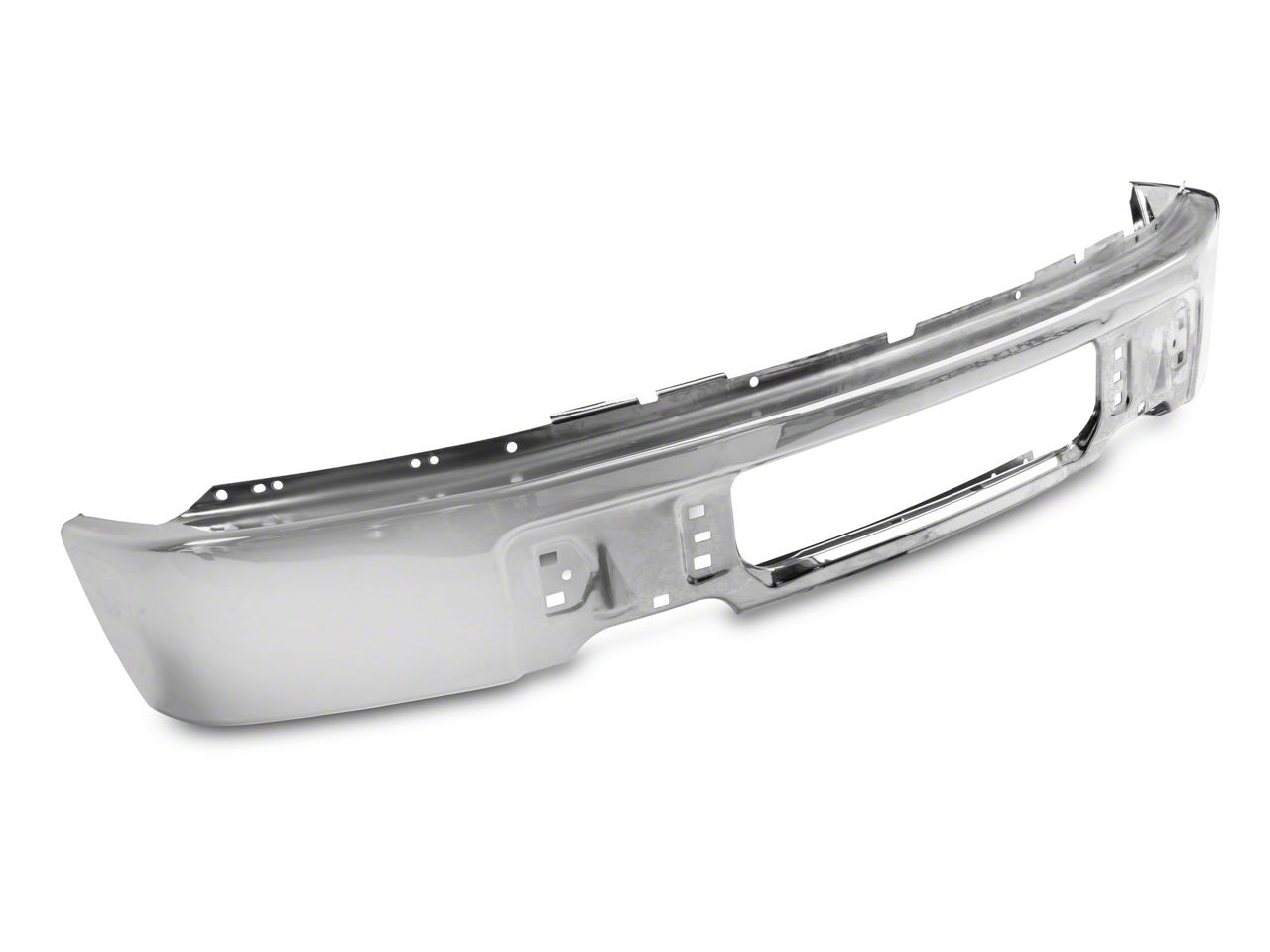 Chrome Steel Front Bumper Face Bar With Fog Light Holes – Fits Ford F150 2009–2014