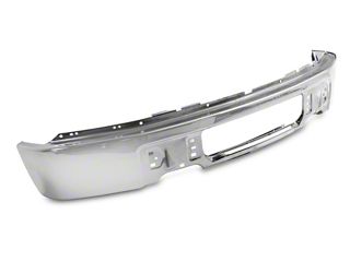 Chrome Steel Front Bumper Face Bar With Fog Light Holes – Fits Ford F150 2009–2014
