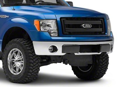 OEM Style Front Bumper with Fog Light Holes; Chrome (09-14 F-150, Excluding Raptor)