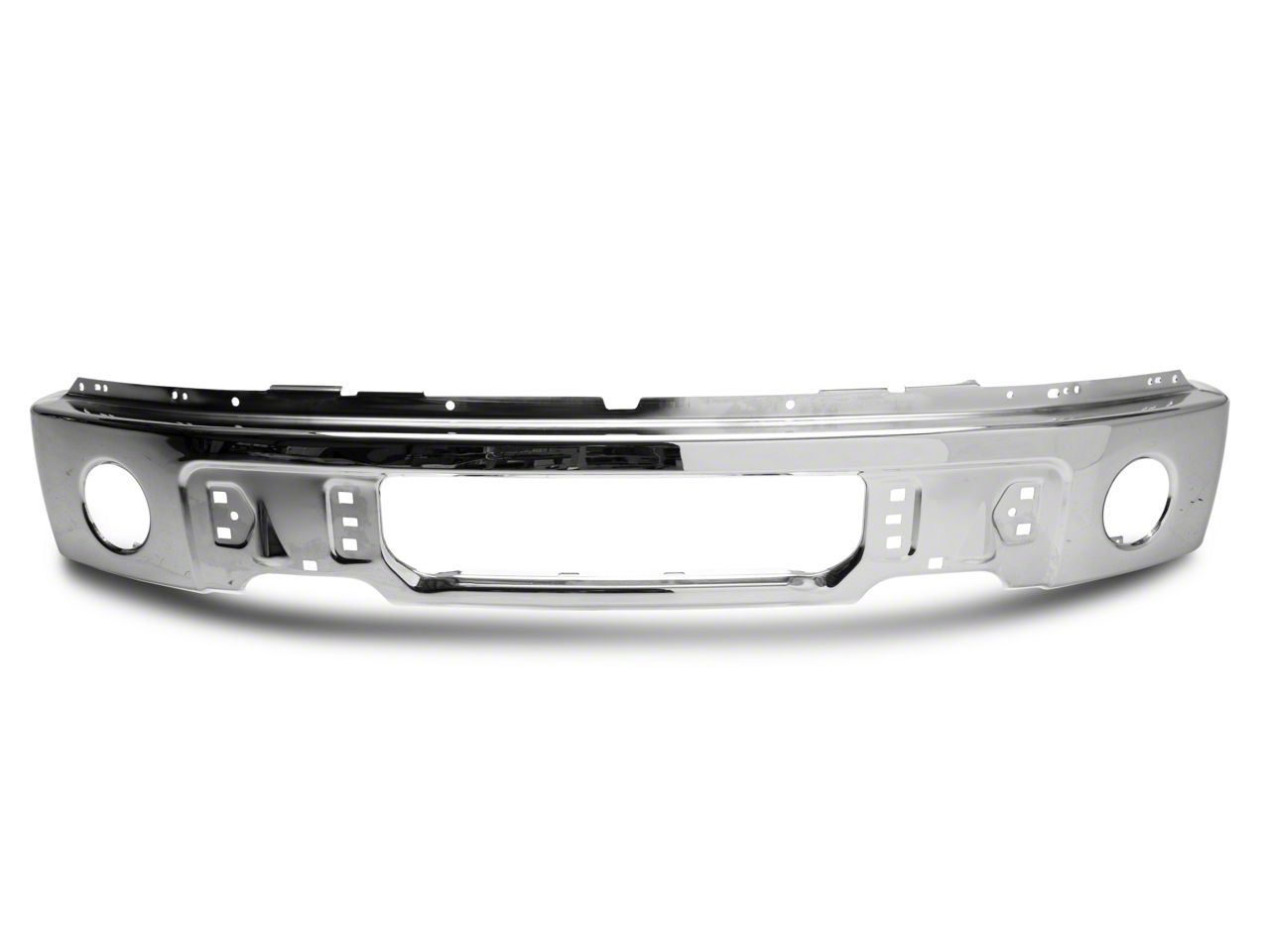 F-150 OEM Style Front Bumper with Fog Light Holes; Chrome (09-14 F-150,  Excluding Raptor)