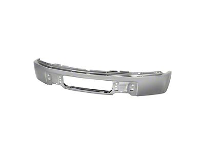 OEM Style Front Bumper without Fog Light Holes; Chrome (09-14 F-150, Excluding Raptor)