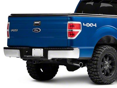 OEM Style Rear Bumper; Not Pre-Drilled for Backup Sensors; Chrome (09-14 F-150 Styleside)