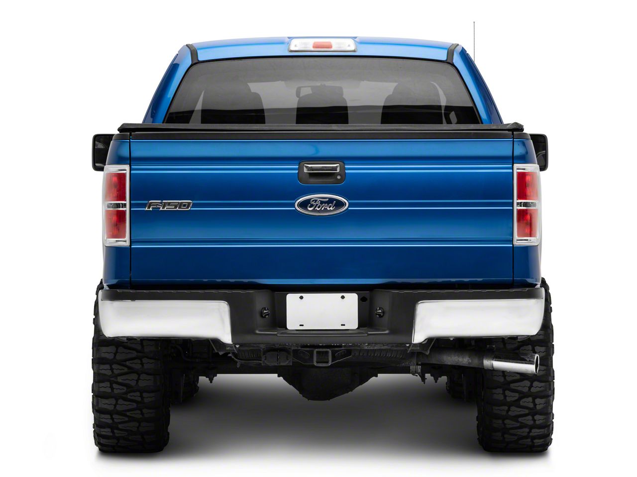 F-150 OEM Style Rear Bumper; Not Pre-Drilled for Backup Sensors; Chrome ...