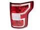 OEM Style Tail Light; Chrome Housing; Red/Clear Lens; Passenger Side (18-20 F-150 w/ Factory Halogen Non-BLIS Tail Lights)