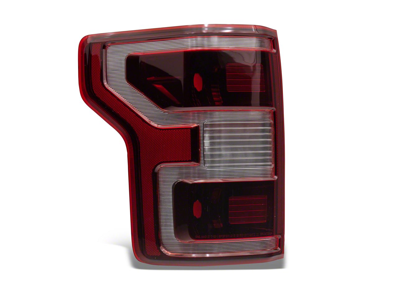 thumbnail image 2 of Black Halogen Tail Light Assembly For 2009-2014 Ford F-150 – Red Lens, Direct Fit 2 of 3
