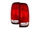 OEM Style Tail Lights; Chrome Housing; Red/Clear Lens (97-03 F-150 Styleside Regular Cab, SuperCab)