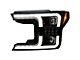 OLED DRL Projector Headlights; Black Housing; Smoked Lens (18-20 F-150 w/ Factory Halogen Headlights)