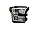 OLED DRL Projector Headlights with LED Turn Signals; Chrome Housing; Clear Lens (15-17 F-150 w/ Factory Halogen Headlights)