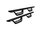 Westin Outlaw Drop Nerf Side Step Bars; Textured Black (15-24 F-150 SuperCrew)