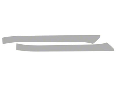 Paint Protection PPF Pre-Cut Kit; A-Pillar; Gloss (21-25 F-150 SuperCrew, Excluding Limited & Raptor)