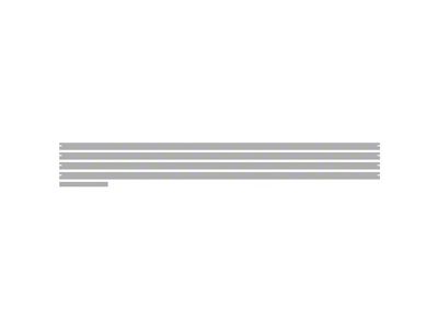 Paint Protection PPF Pre-Cut Kit; Door Edge Guards; Gloss (21-25 F-150 Limited)