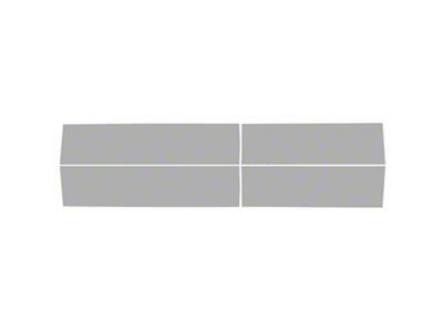 Paint Protection PPF Pre-Cut Kit; Front and Rear Door Panels; Gloss (21-25 F-150 SuperCrew, Excluding Limited & Raptor)