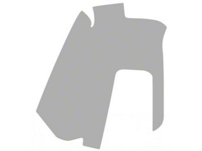 Paint Protection PPF Pre-Cut Kit; Driver Side Mirror; Gloss (21-25 F-150 SuperCrew, Excluding Limited & Raptor)