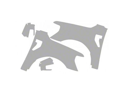 Paint Protection PPF Pre-Cut Kit; Fenders/Mirrors; Gloss (21-25 F-150 Limited)