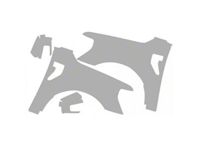 Paint Protection PPF Pre-Cut Kit; Fenders/Mirrors; Gloss (21-25 F-150 SuperCrew, Excluding Limited & Raptor)