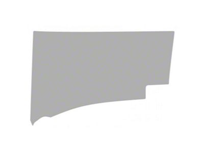 Paint Protection PPF Pre-Cut Kit; Front Driver Side Splash Guard; Gloss (21-25 F-150 SuperCrew, Excluding Limited & Raptor)