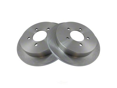 Plain Vented 5-Lug Rotors; Rear Pair (97-03 F-150)