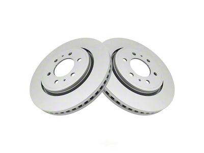 Plain Vented 6-Lug Rotors; Front Pair (10-20 F-150)
