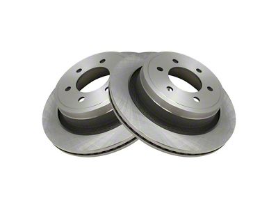 Plain Vented 6-Lug Rotors; Rear Pair (12-14 F-150; 15-20 F-150 w/ Manual Parking Brake)