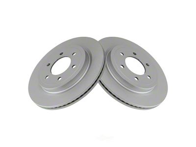 Plain Vented 6-Lug Rotors; Rear Pair (18-20 F-150 w/ Electric Parking Brake)