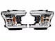 Plank Style Projector Headlights; Chrome Housing; Clear Lens (18-20 F-150 w/ Factory Halogen Headlights)