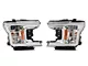 Plank Style Switchback Projector Headlights; Chrome Housing; Clear Lens (18-20 F-150 w/ Factory Halogen Headlights)