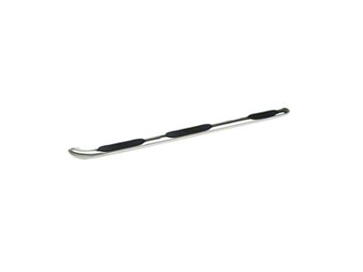 Platinum 4-Inch Wheel-to-Wheel Oval Side Step Bars; Stainless Steel (15-25 F-150 SuperCab w/ 6-1/2-Foot Bed)