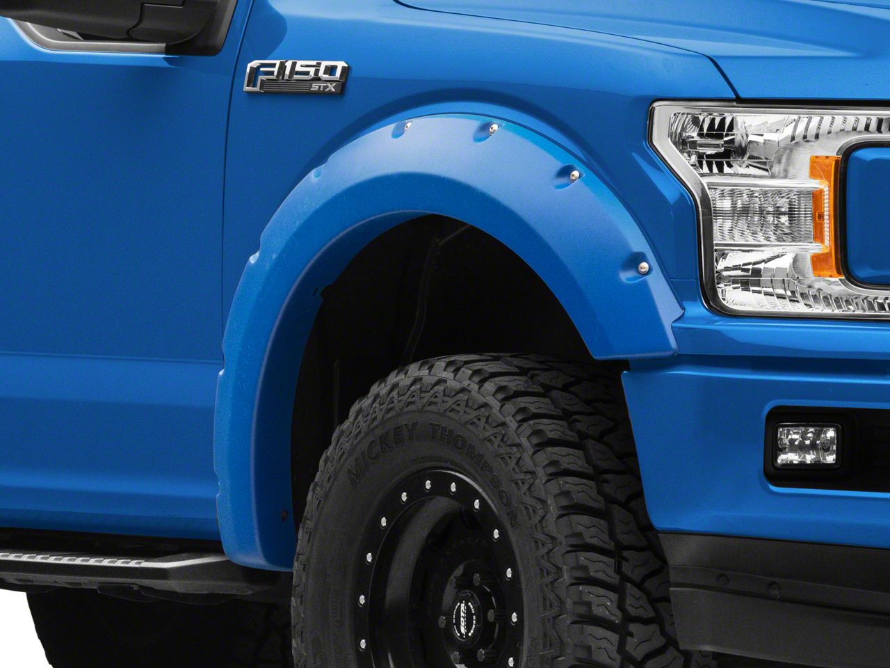 Rough Country F150 Pocket Fender Flares; Raw FF11811N (1820 F150, Excluding Raptor)