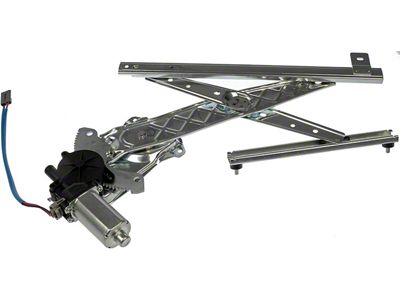 Power Window Regulator and Motor Assembly; Rear Driver Side (01-03 F-150 SuperCrew)