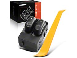 Power Window Switch; Front Driver Side (02-03 F-150 Regular Cab, SuperCab)