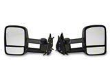 Powered Extended Towing Mirrors; Black (97-03 F-150 Regular Cab, SuperCab)