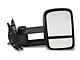 Powered Extended Towing Mirrors; Black (97-03 F-150 Regular Cab, SuperCab)
