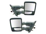 Powered Heated Manual Folding Towing Mirrors with Smoked Turn Signal Lens (07-14 F-150 w/ Memory & Marker Light Mirrors)