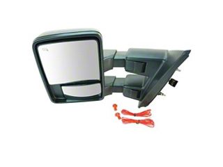 Pair Power Heated Tow Mirrors For Ford F-150 2004-2014 – With Turn Signal & Puddle Light