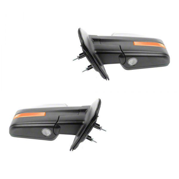 Right Heated Chrome Power Folding Mirror For 2009-2010 Ford F-150 – Kool Vue, With Puddle Light & Signal, Direct Replacement 4 thumbnail image