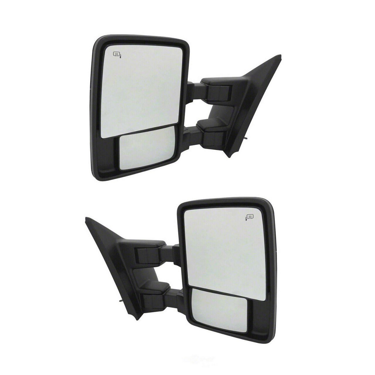F150 Powered Heated Memory Power Folding Towing Mirrors; Paint to