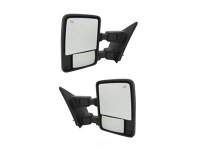 Powered Heated Memory Power Folding Towing Mirrors; Paint to Match (13-14 F-150)