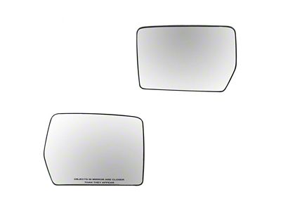 Powered Heated Mirror Glass; Driver and Passenger Side (04-10 F-150)
