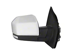 Powered Heated Mirror with LED Turn Signal; Passenger Side; Chrome (15-18 F-150)