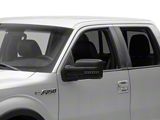 Powered Heated Mirrors with LED Turn Signal and Puddle Lights; Textured Black (07-14 F-150)