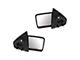 Powered Heated Mirrors with Turn Signal; Textured Black (09-10 F-150)