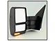 Powered Heated Telescoping Mirror with Amber LED Turn Signal; Driver Side (04-06 F-150)