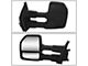 Powered Heated Towing Mirrors; Black (15-18 F-150)